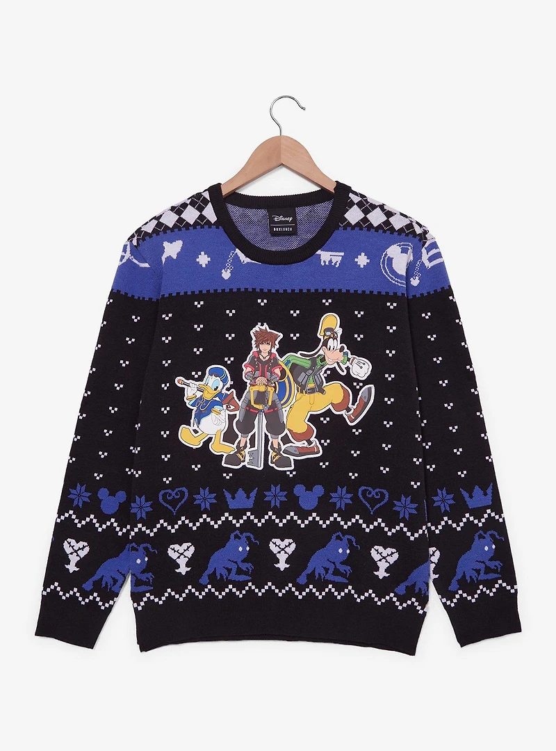 Kingdom Hearts Trio Holiday Sweater — BoxLunch Exclusive