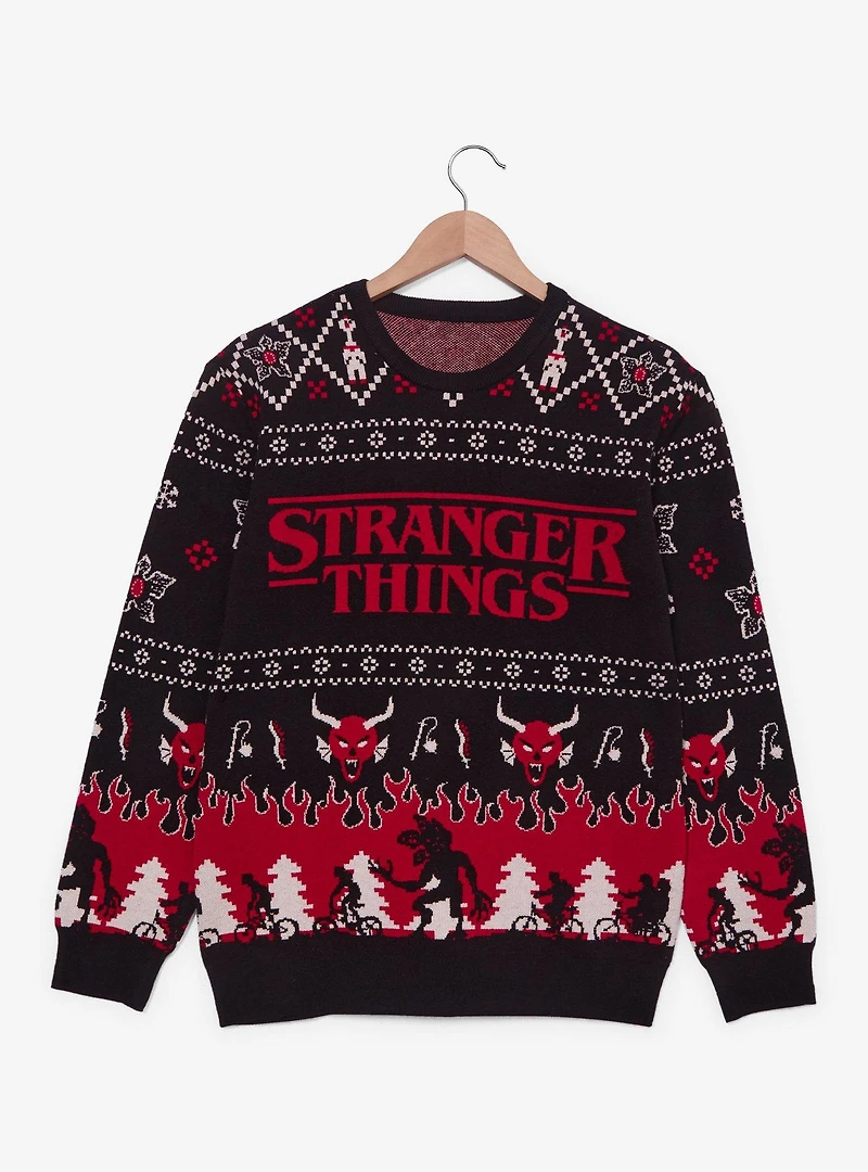 Stranger Things Holiday Sweater — BoxLunch Exclusive
