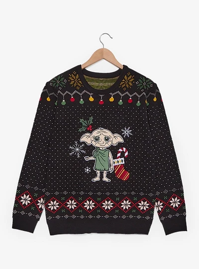 Harry Potter Dobby Holiday Sweater - BoxLunch Exclusive