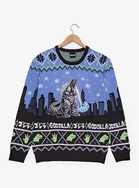 Godzilla City Scene Holiday Sweater - BoxLunch Exclusive