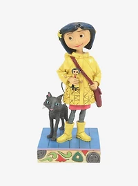 Enesco Coraline Heartwood Creek Coraline in Yellow Raincoat (Jim Shore) Figure