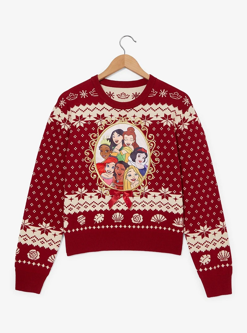 Disney Princess Portrait Holiday Sweater — BoxLunch Exclusive