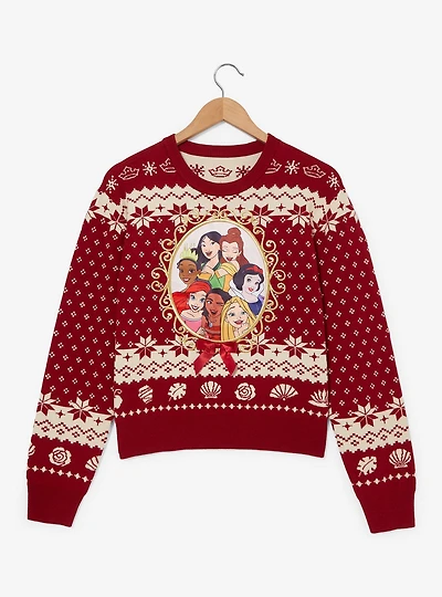 Disney Princess Portrait Holiday Sweater — BoxLunch Exclusive