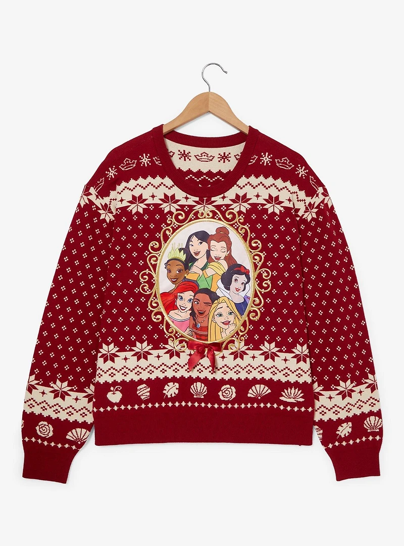 Disney Princess Portrait Plus Holiday Sweater — BoxLunch Exclusive