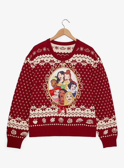 Disney Princess Portrait Plus Holiday Sweater — BoxLunch Exclusive