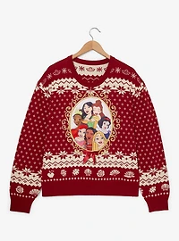 Disney Princess Portrait Plus Holiday Sweater — BoxLunch Exclusive