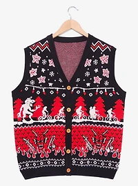 Stranger Things Holiday Icons Sweater Vest - BoxLunch Exclusive