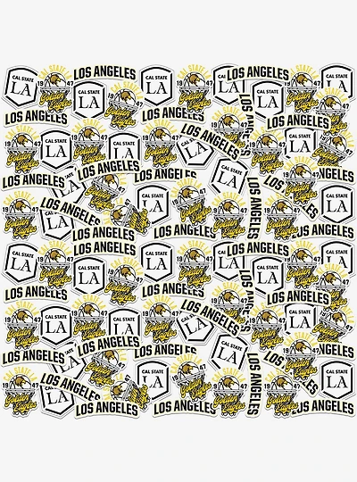 California State University Los Angeles CSULA 100Ct Sticker Pack