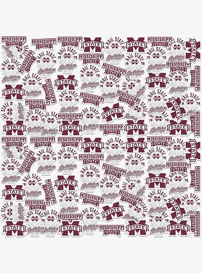 Mississippi State Bulldogs Basketball 100Ct Sticker Pack