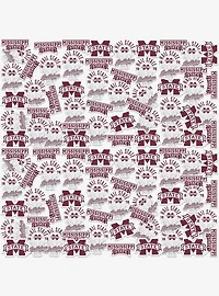 Mississippi State Bulldogs Basketball 100Ct Sticker Pack