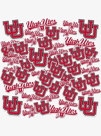 Utah Utes 100Ct Sticker Pack