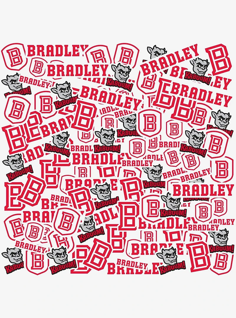 Bradley University 100Ct Sticker Pack