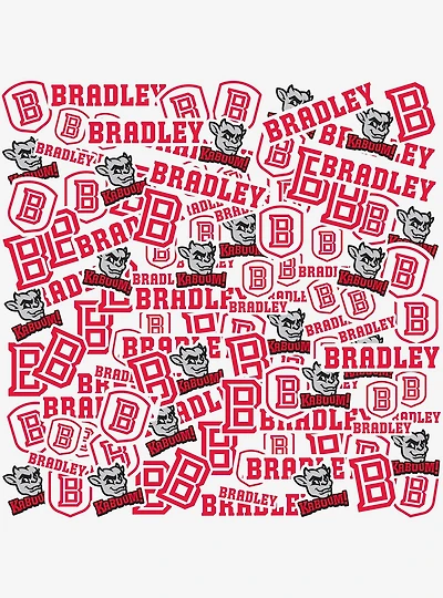 Bradley University 100Ct Sticker Pack