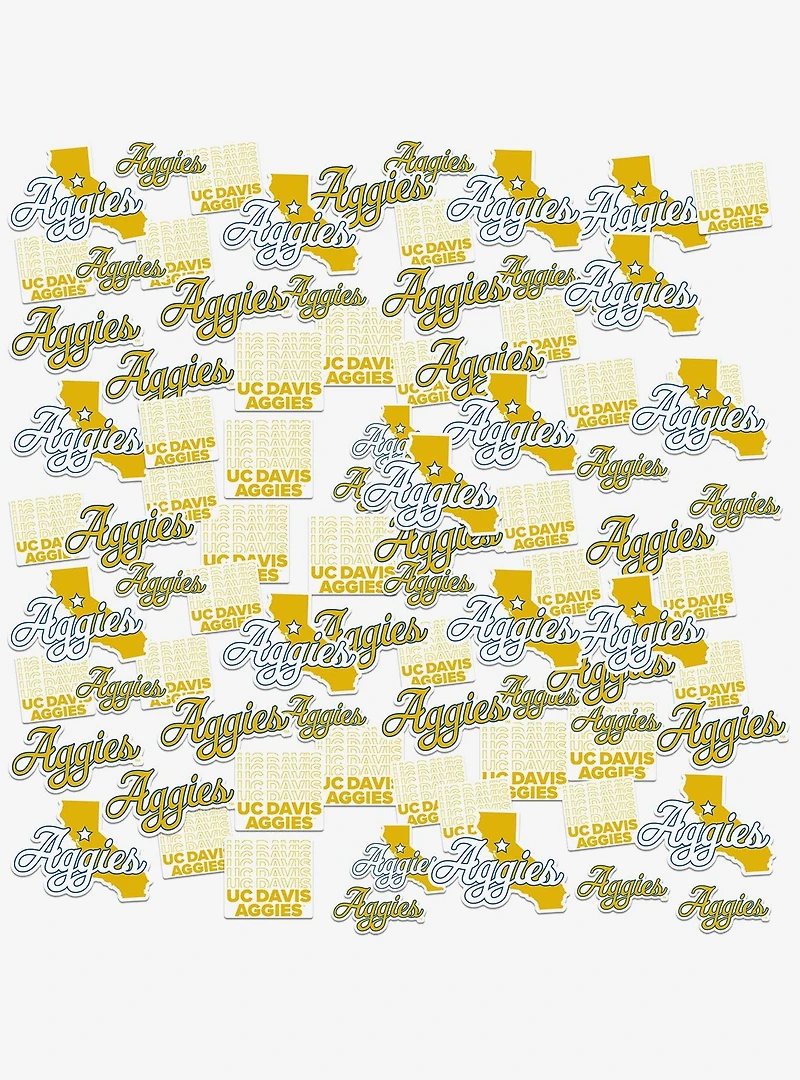 University Of California Davis Aggies 100Ct Sticker Pack