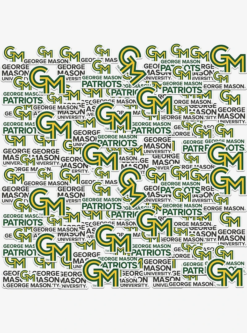 George Mason University Patriots 100Ct Sticker Pack