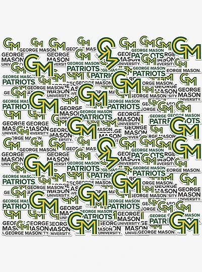 George Mason University Patriots 100Ct Sticker Pack