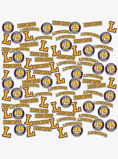 Lipscomb University Bisons 100Ct Sticker Pack