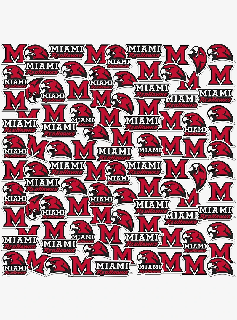 Miami University Oh 100Ct Sticker Pack