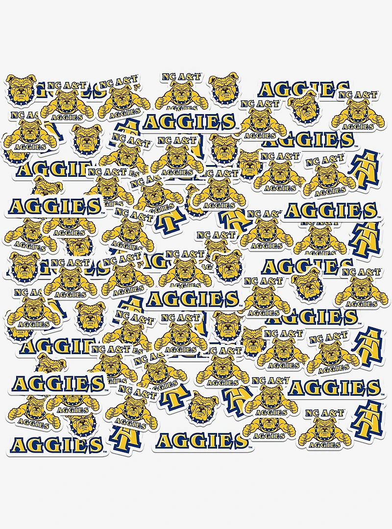 North Carolina A&T State University 100Ct Sticker Pack