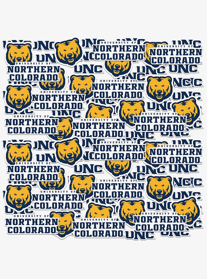 University Of Northern Colorado 100Ct Sticker Pack