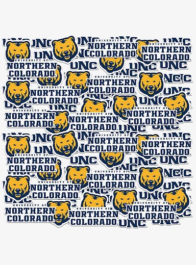 University Of Northern Colorado 100Ct Sticker Pack