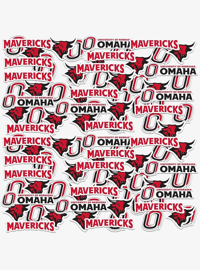 University Of Nebraska At Omaha Mavericks 100Ct Sticker Pack