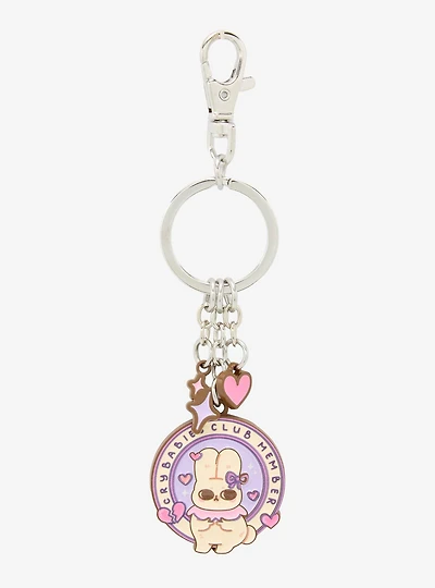 mooniecoco Crybaby Club Member Multi-Charm Keychain