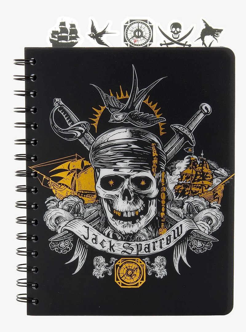 Pirates of the Caribbean Jack Sparrow Jolly Roger Journal — BoxLunch Exclusive