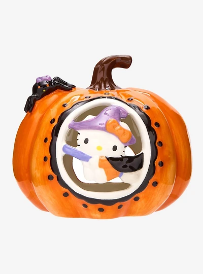 Sanrio Hello Kitty Witch Jack-o-Lantern Tea Light Holder