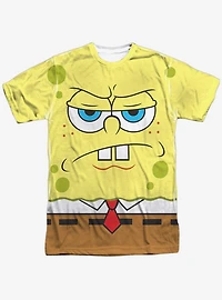 SpongeBob SquarePants Angry Face Sublimated T-Shirt