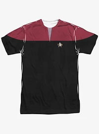 Star Trek Voyager Command Costume Sublimated T-Shirt