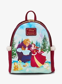 Loungefly Disney Beauty and the Beast Winter Ice Skating Mini Backpack — BoxLunch Exclusive
