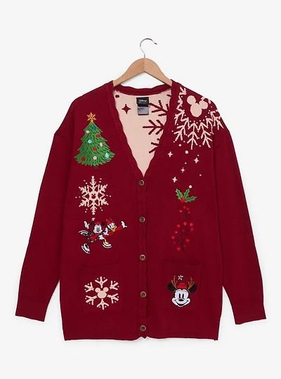 Disney Minnie & Daisy Holiday Women's Cardigan - BoxLunch Exclusive