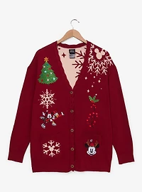 Disney Minnie & Daisy Holiday Women's Cardigan - BoxLunch Exclusive