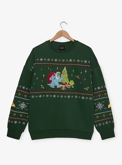 Disney Pixar Monsters, Inc. Sulley, Mike, & Boo Holiday Crewneck - BoxLunch Exclusive