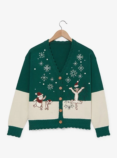 Disney Winnie the Pooh Winter Holiday Women's Cardigan — BoxLunch Exclusive