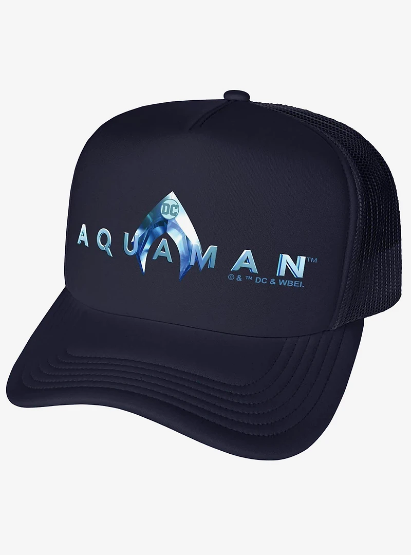 Aquaman Movie Logo Foam Trucker Hat