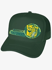Transformers Split Face Bumblebee Foam Trucker Hat