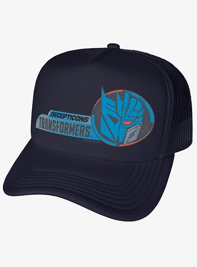 Transformers Split Face Barricade Foam Trucker Hat