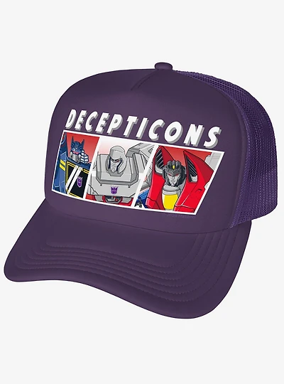 Transformers Decepticon Trio Foam Trucker Hat