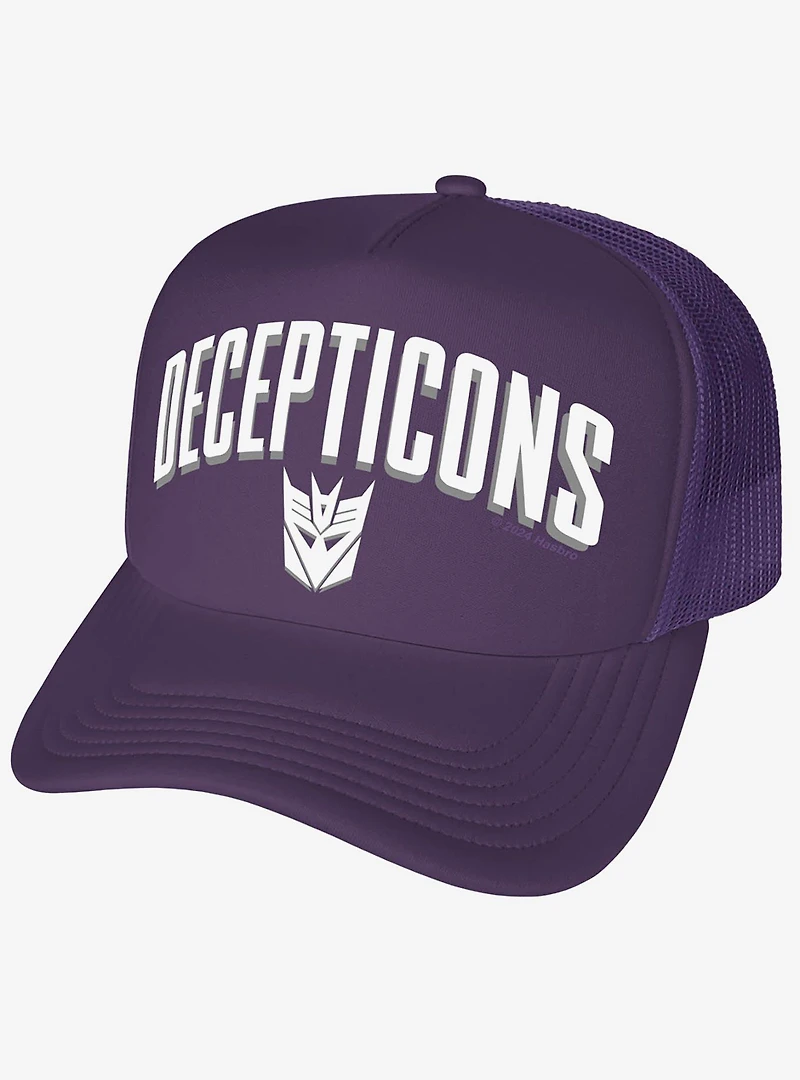 Transformers Decepticon Arched Foam Trucker Hat