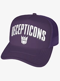 Transformers Decepticon Arched Foam Trucker Hat