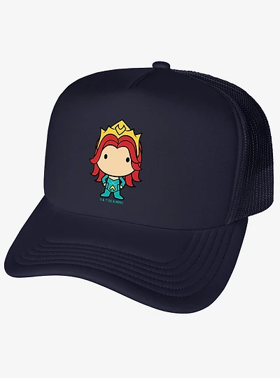 Aquaman Movie Mera Chibi Character Foam Trucker Hat