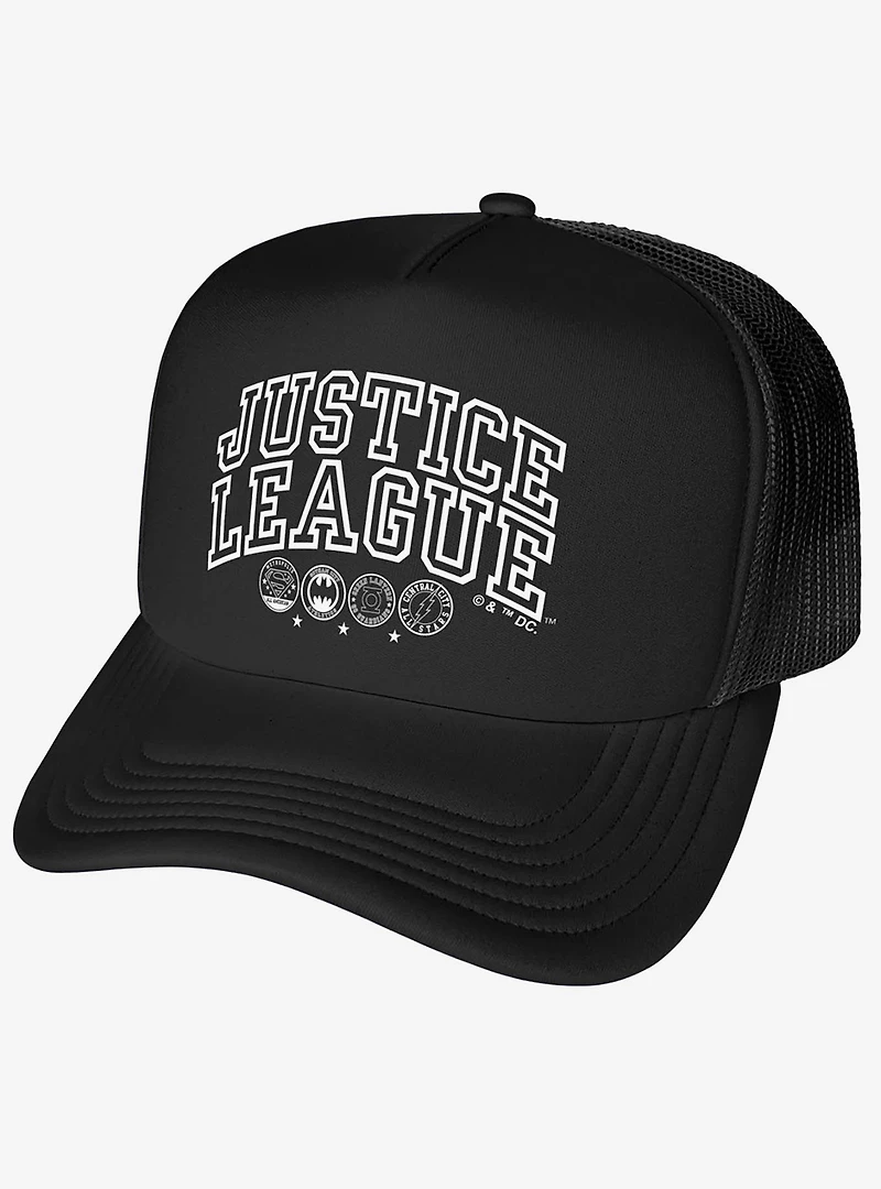 Justice League Athletic Logo Foam Trucker Hat