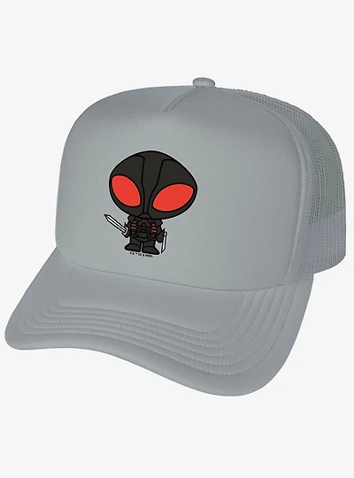 Aquaman Movie Black Manta Chibi Character Foam Trucker Hat
