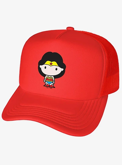 Wonder Woman Cute Chibi Character Foam Trucker Hat
