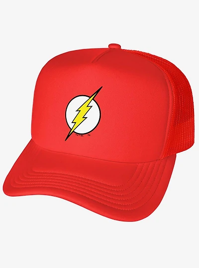 The Flash Lightning Bolt Logo Foam Trucker Hat