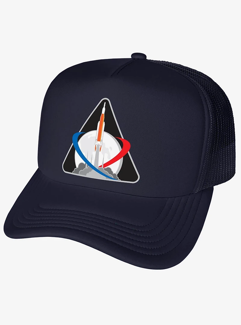 NASA Exploration Mission 1 Patch Foam Trucker Hat