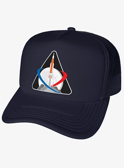 NASA Exploration Mission 1 Patch Foam Trucker Hat