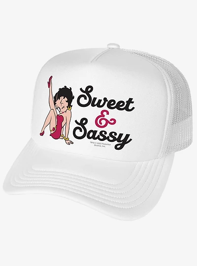 Betty Boop Sweet & Sassy Foam Trucker Hat